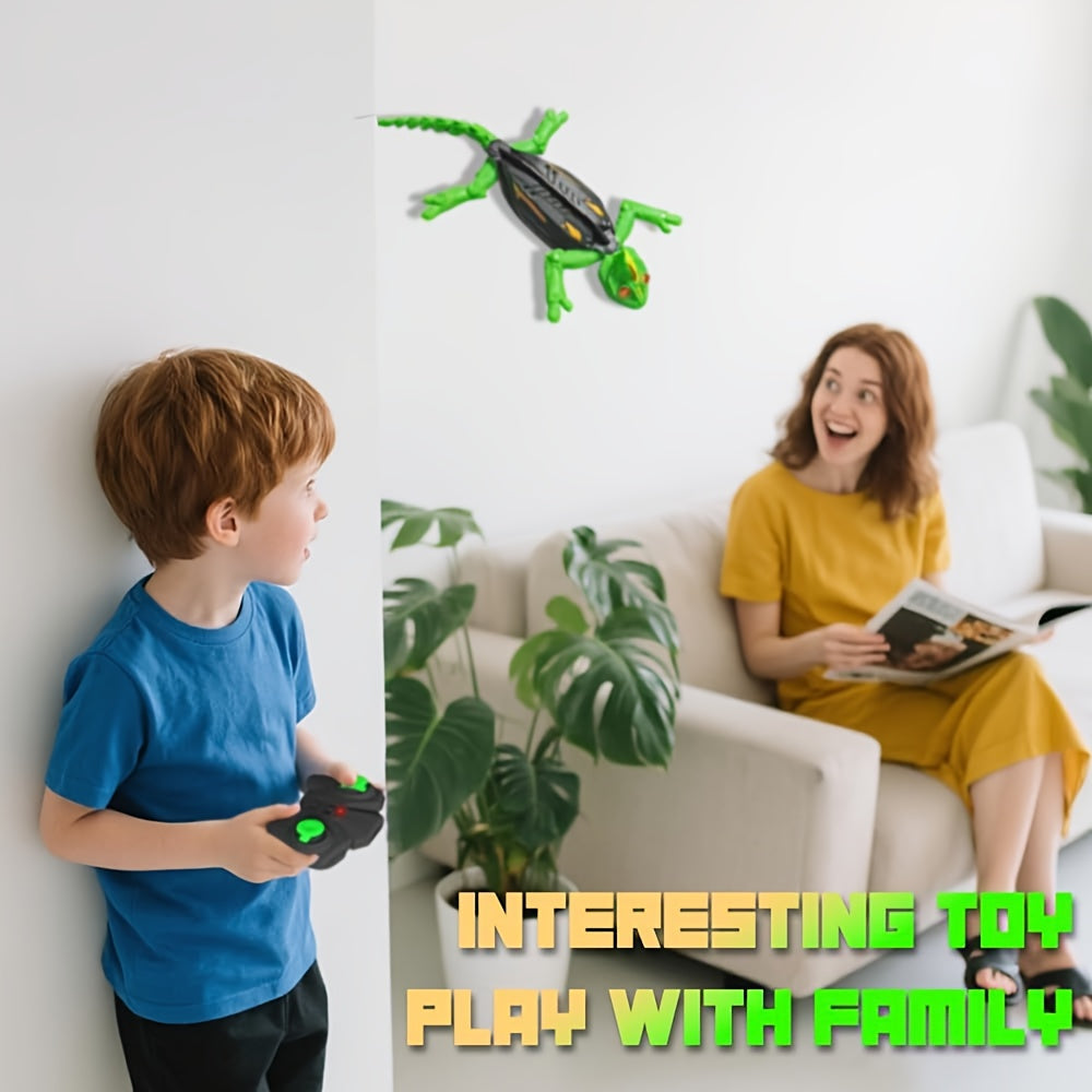 Toy Lizard Wall Climbing Remote Control Robot Kids Indoor Play