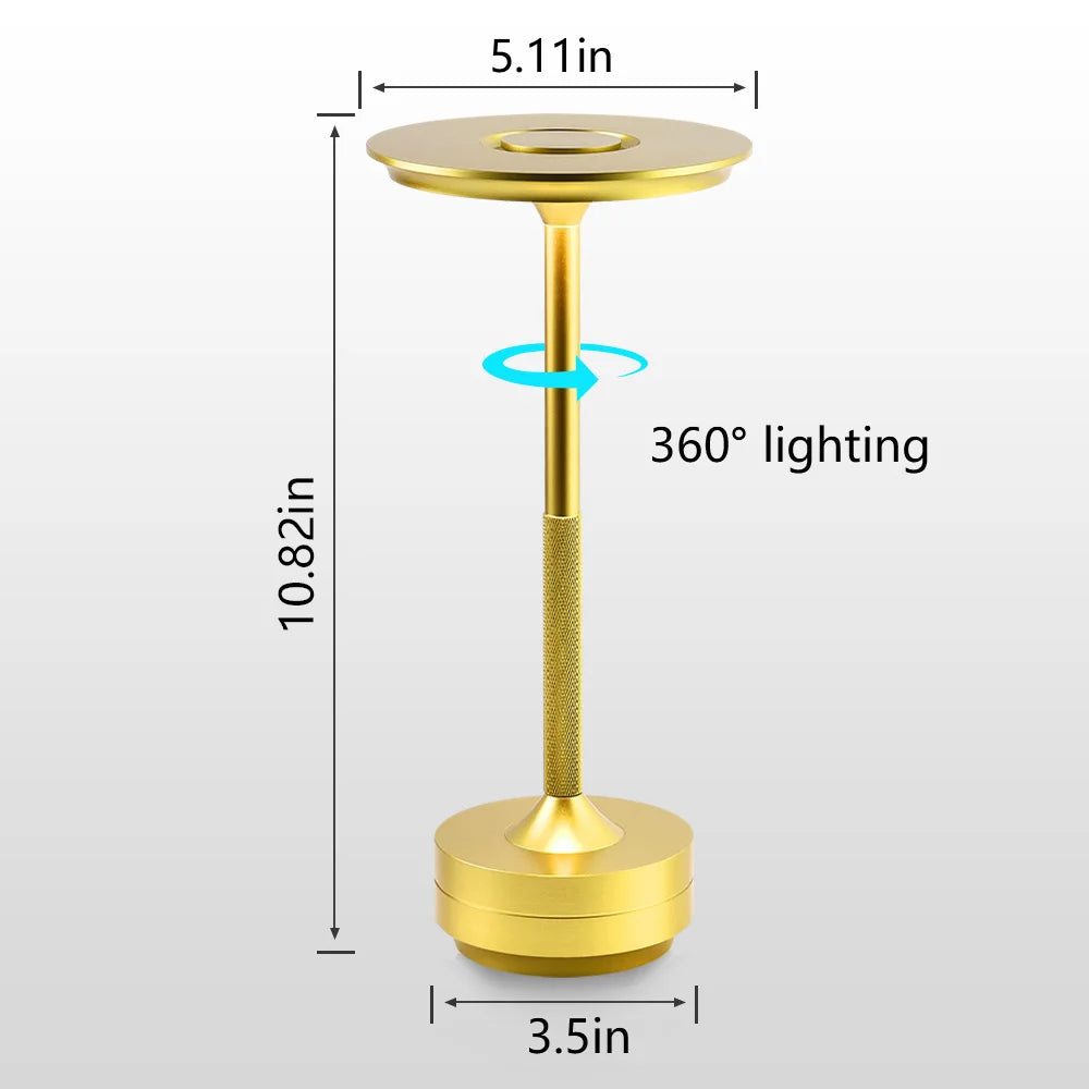 Flying Saucer Room Decoration Table Lamp LED Rechargeable