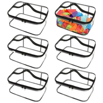 Transparent Mesh Toy Storage Bag | Large Capacity Organizer for Toys, Puzzles & Building Blocks