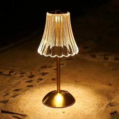 Vintage Crystal LED Desk Lamp