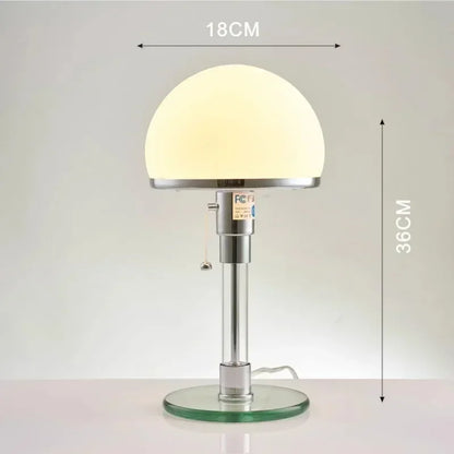 Wilhelm Bauhaus Table Lamp | Designer Nordic Glass Lamp