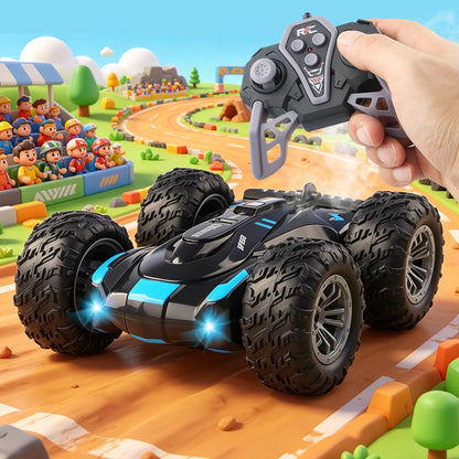 2.4G Remote Control Double-Sided Stunt Car with Lights