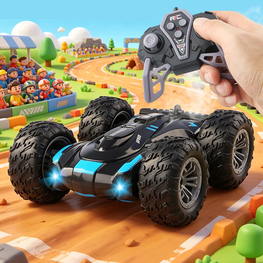 2.4G Remote Control Double-Sided Stunt Car with Lights