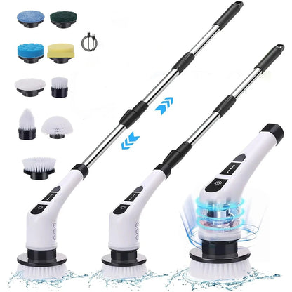 Electric Cleaning Brush:9-in-1 Head