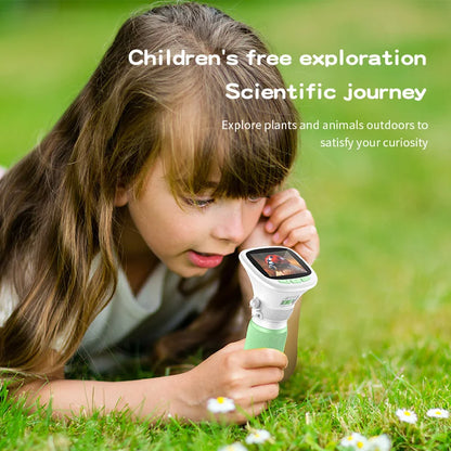 Children's Handheld Microscope with Rotating Focus and 2.4-Inch