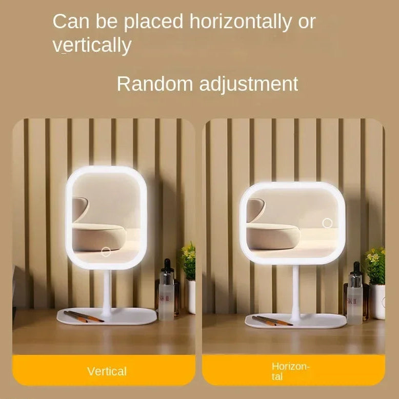 Unique Designer Vanity Mirror Three ColorsLEDLight Makeup Mirror