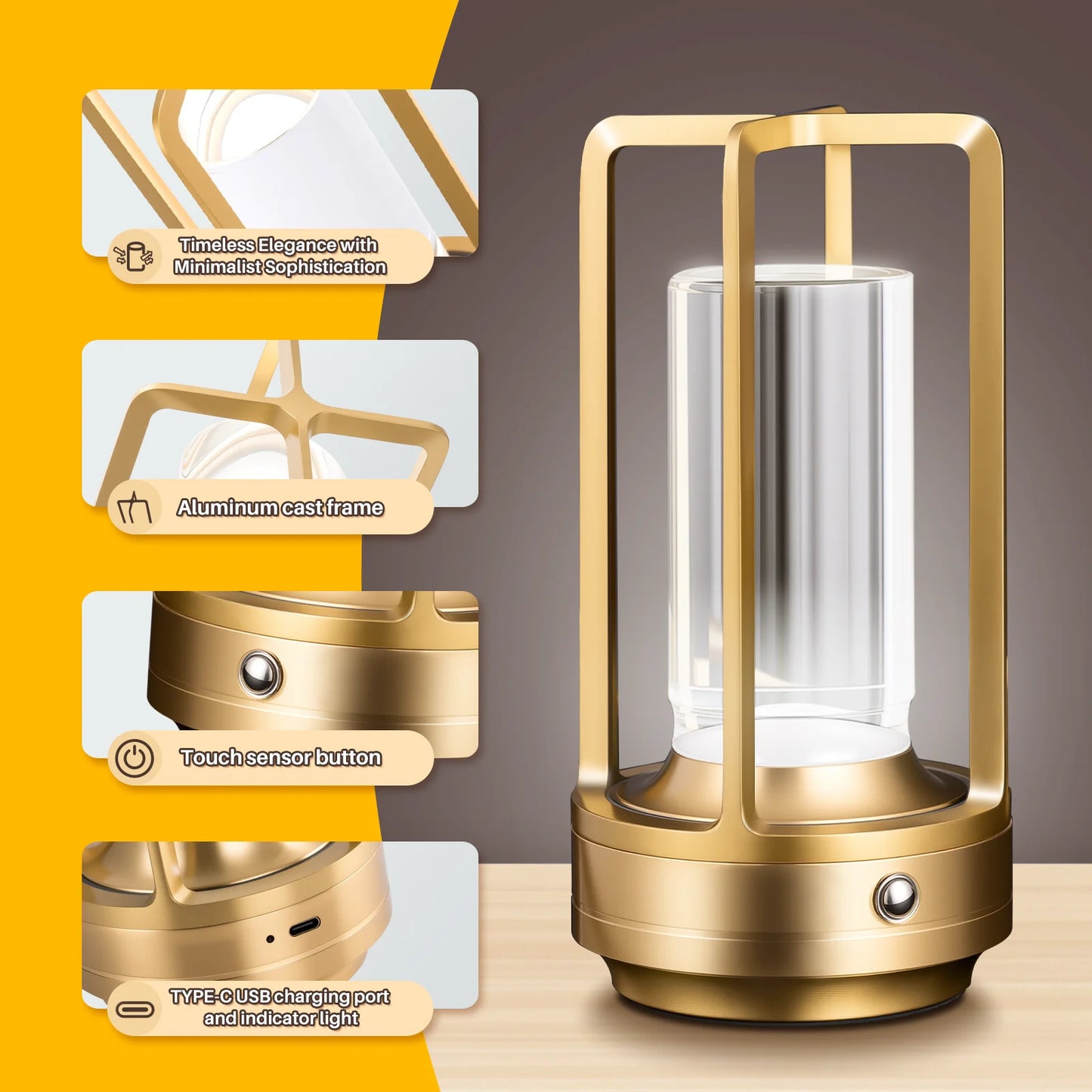 Cordless LED Table Lamp