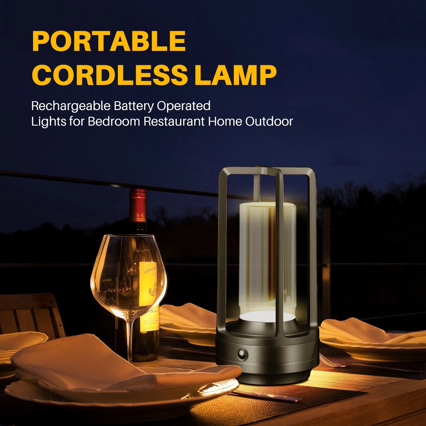 Cordless LED Table Lamp