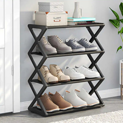 Hot 4-Tier X-Type Shoe Storage Rack