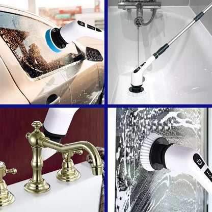 Electric Cleaning Brush:9-in-1 Head