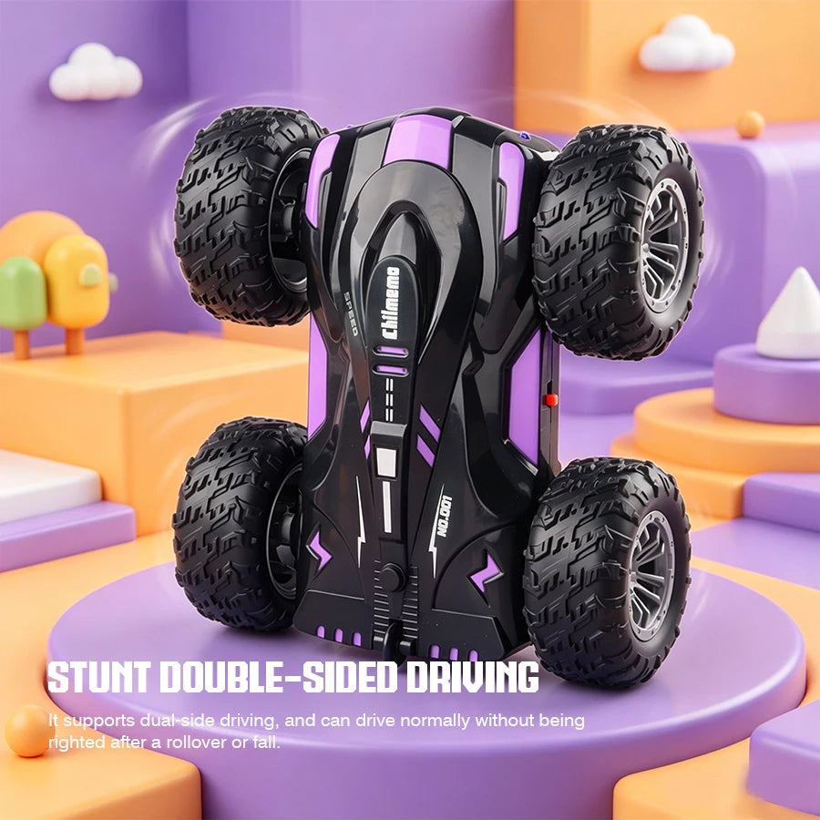 2.4G Remote Control Double-Sided Stunt Car with Lights