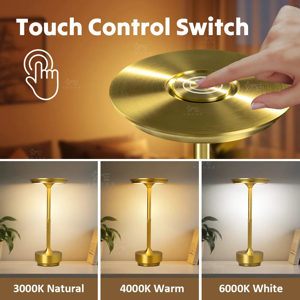 Flying Saucer Room Decoration Table Lamp LED Rechargeable