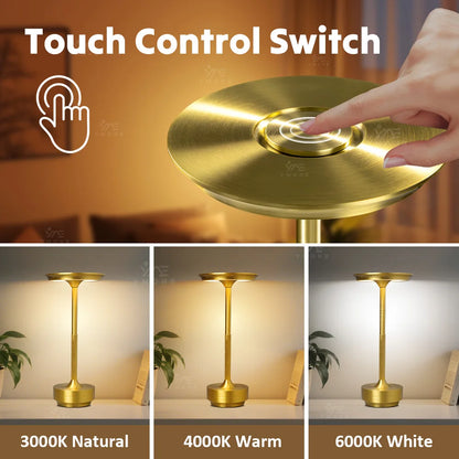 Flying Saucer Room Decoration Table Lamp LED Rechargeable