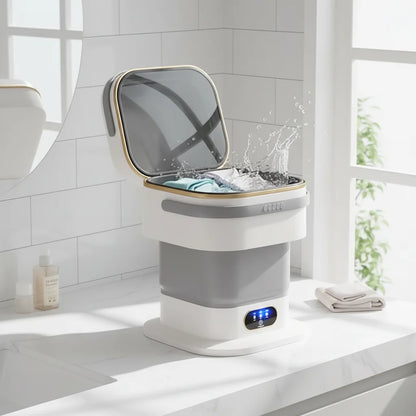 Washing Machine Portable Mini Foldable Compact Laundry Washer