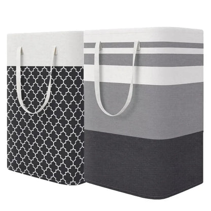 Lauva | 75L Waterproof Laundry Basket | Foldable Fabric Clothes Hamper with Handles