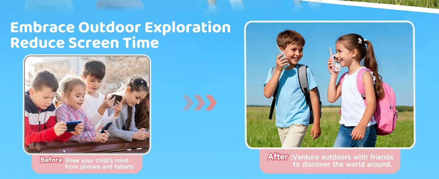 Video Walkie Talkies for Kids 2 Pack