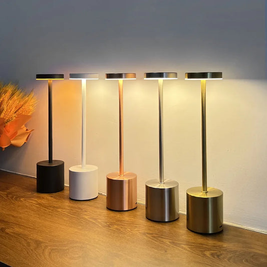 LED Table Lamp Hotel Wireless Rechargeable Desk Lamp
