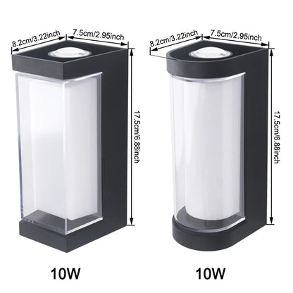 Modern LED Wall Light | Waterproof Up & Down Outdoor Sconce