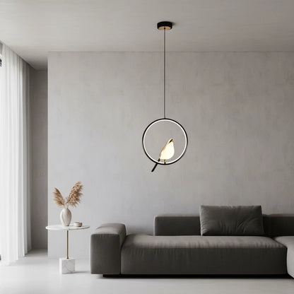 Magpie Pendant Light | Nordic LED Bird Design