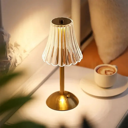 Vintage Crystal LED Desk Lamp