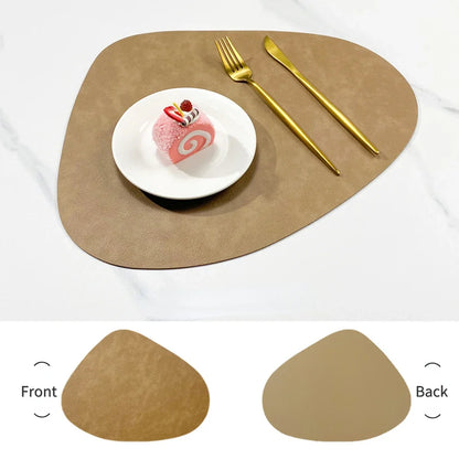 NordicDrop | Double-Sided Faux Leather Placemats | Non-Slip & Heat Resistant