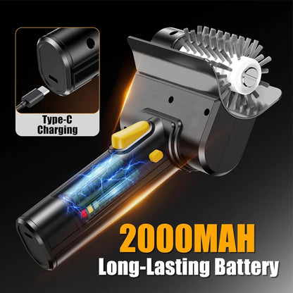 Portable Electric Grill Brush High Speed Handheld BBQ