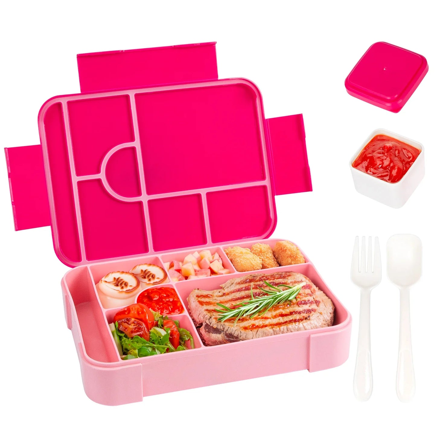 BentoMax | 1330ml Large Capacity Leak-Proof Bento Lunch Box - Microwave & Portable Food Container