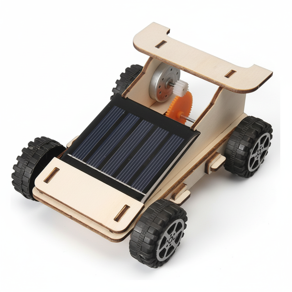 STEM Learning Toy Wooden DIY Car Building Kit Kids