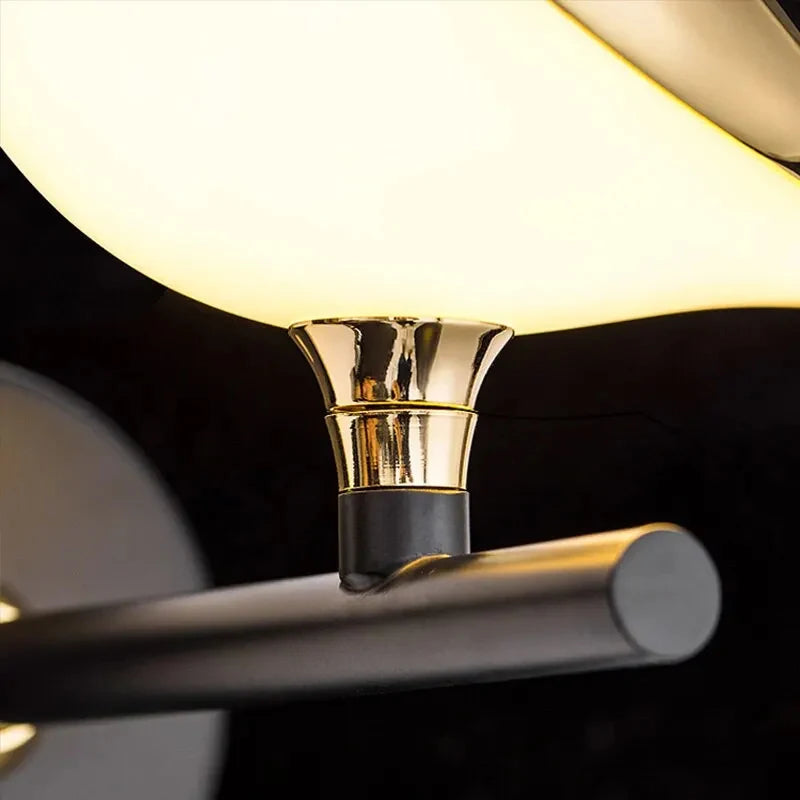 Modern LED Wall Lamp Magpie Bird Indoor Lighting