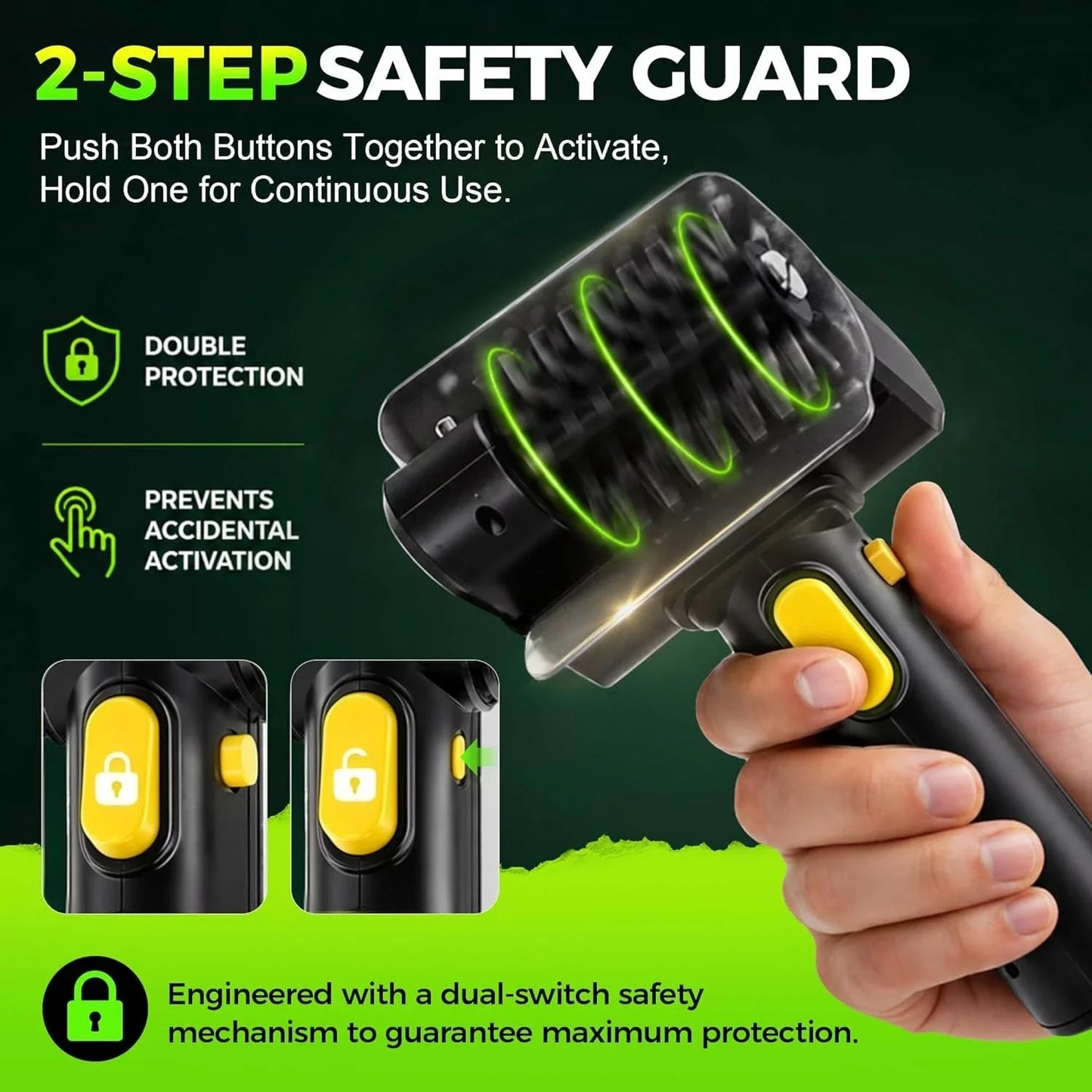 Portable Electric Grill Brush High Speed Handheld BBQ