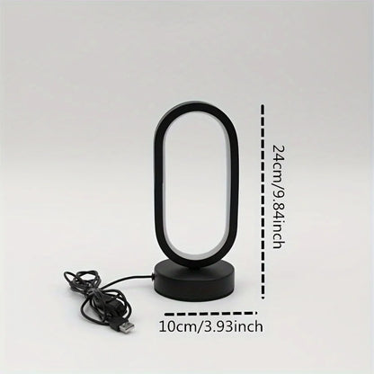 1PC Mini Circular Metal Art Desk Lamp