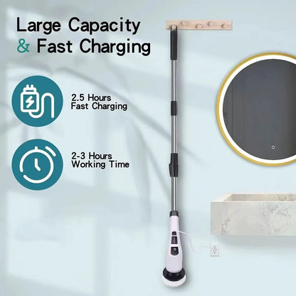Electric Cleaning Brush:9-in-1 Head