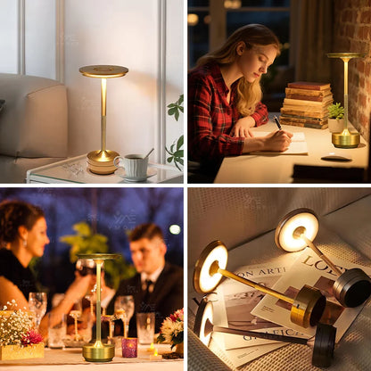 Flying Saucer Room Decoration Table Lamp LED Rechargeable