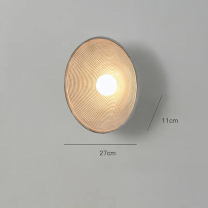 Rustic Wood Wall Sconce | Handcrafted LED Wall Light
