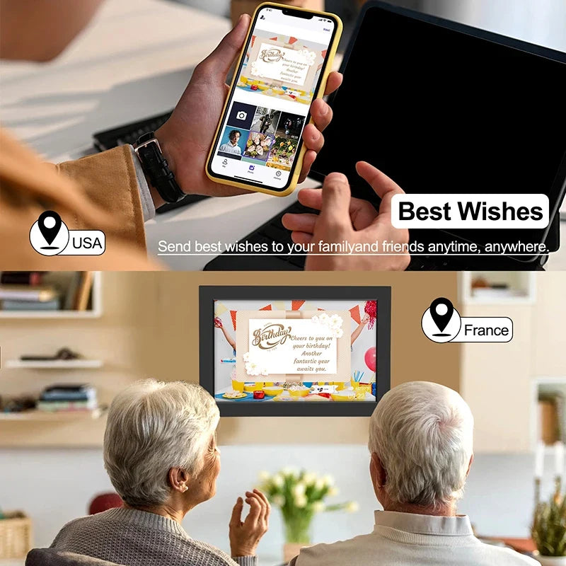 Memora | WiFi Digital Photo Frame | IPS HD Touch Screen, 32GB