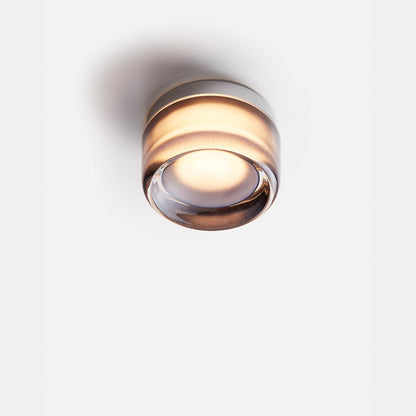 Applique Murale LED Dimple, Verre Texturé, Ø10-12cm
