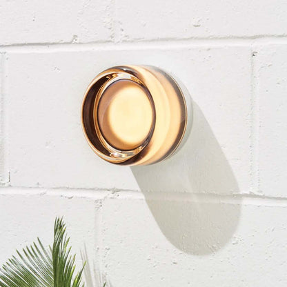 Applique Murale LED Dimple, Verre Texturé, Ø10-12cm