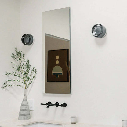 Applique Murale LED Dimple, Verre Texturé, Ø10-12cm