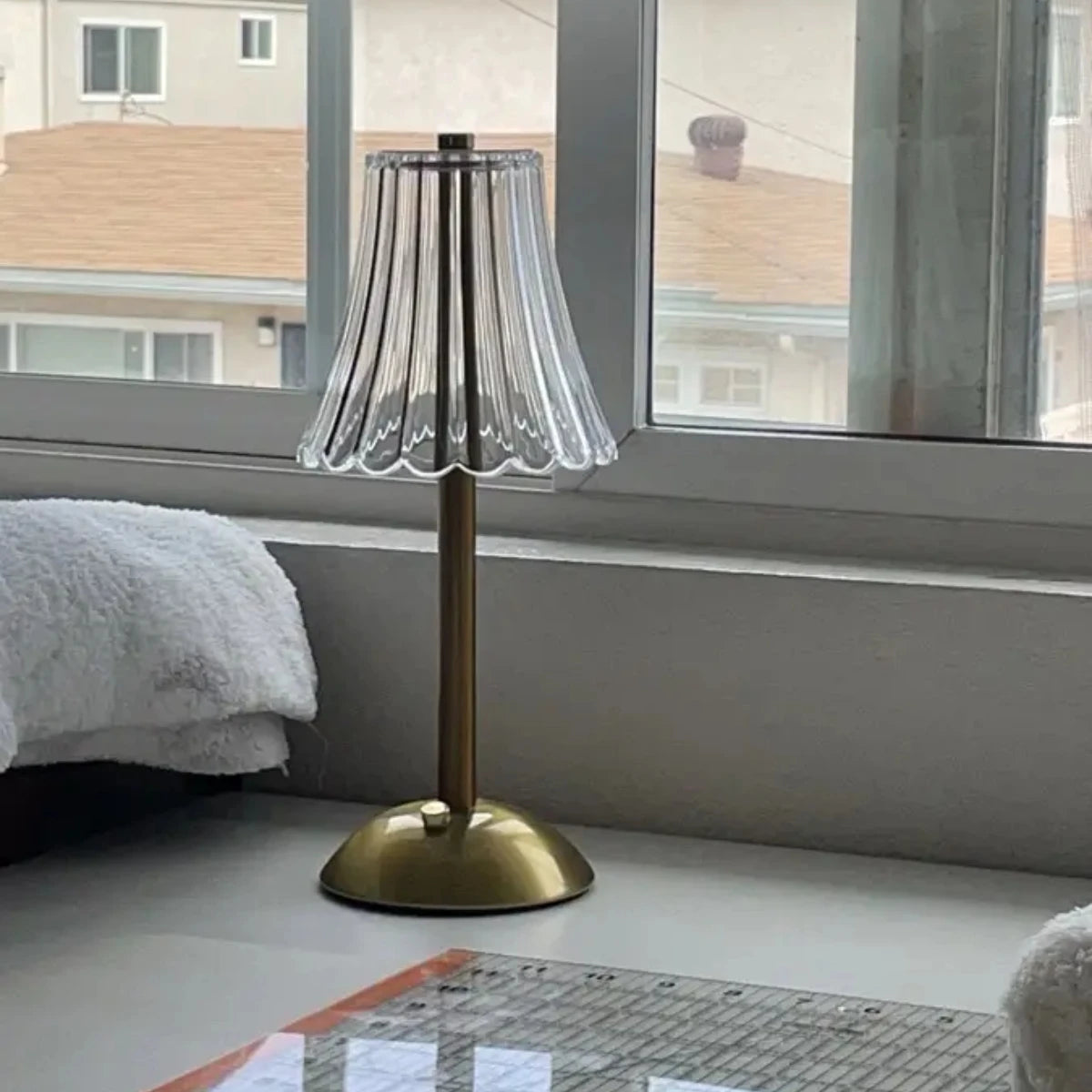 Vintage Crystal LED Desk Lamp