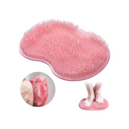 Shower Scrubber Non-Slip Foot Mat Bathroom Silicone