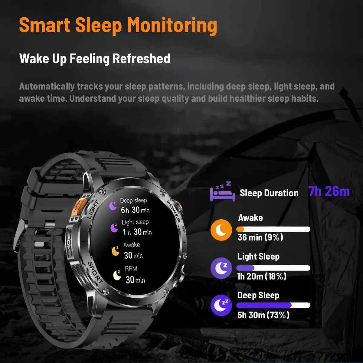 sleep tracking smartwatch