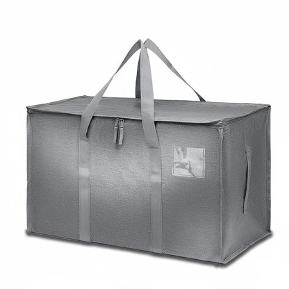 Storage Bags Heavy Duty Moving Tote Waterproof Zipper Organizer