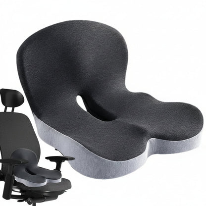 Seat Cushion Back Support Memory Foam Chair Pad