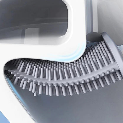 Toilet Brush Silicone Wall Mounted Bathroom Cleaner