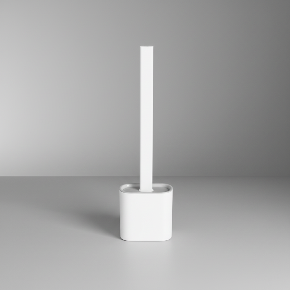 Toilet Brush Silicone Flexible Hygienic Wall Mount Holder