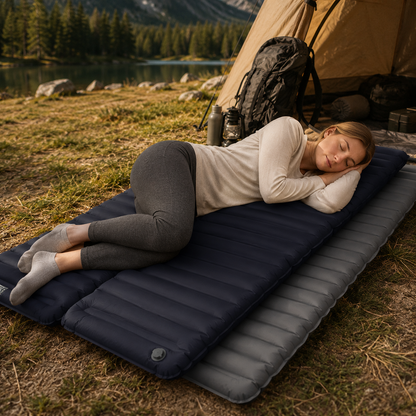 Travel Sleeping Pad Inflatable Camping Mattress Air Bed