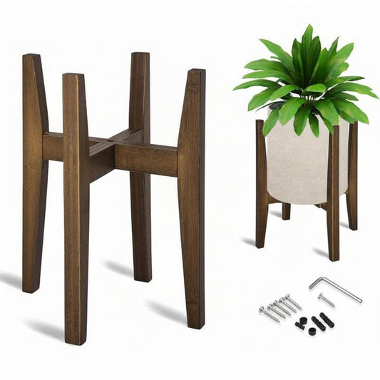 Plant Stand Adjustable Indoor Marble Top Flower Holder