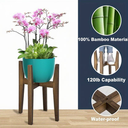 Plant Stand Adjustable Indoor Marble Top Flower Holder