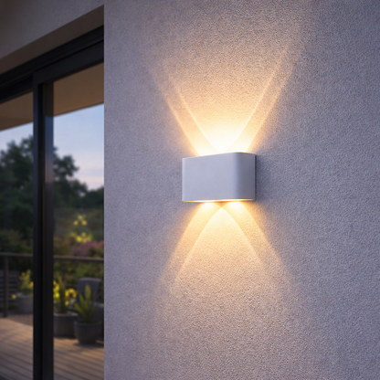 Wall Light LED Minimalist Up Down Glow Interior Exterior