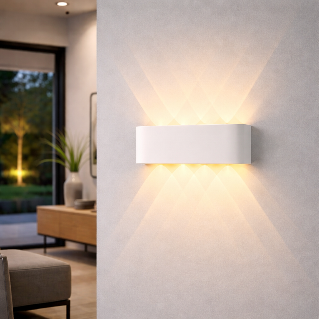 Wall Light LED Minimalist Up Down Glow Interior Exterior
